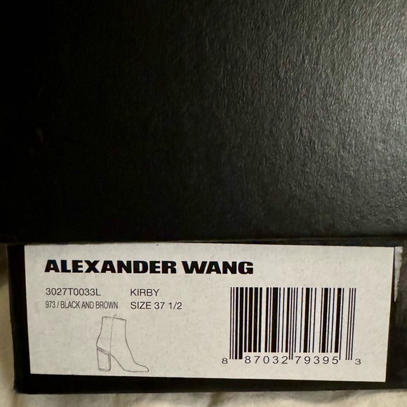 *NWT* Alexander Wang / Kirby Flocked Suede Ankle Boots / Leopard / 37.5 UK (7US) - Picture 11 of 11